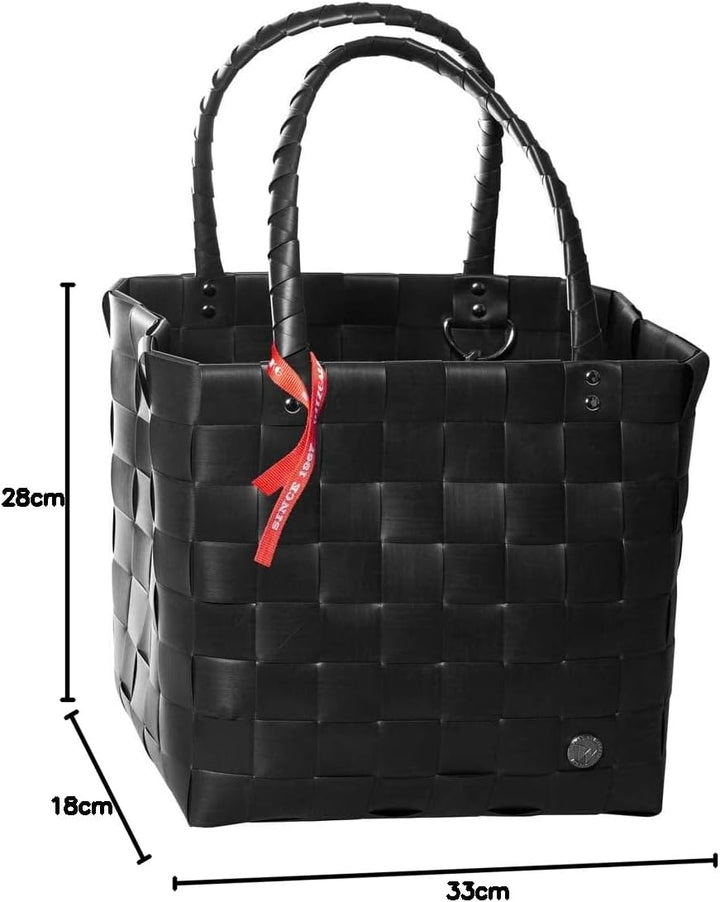 ICE-Bag Witzgall 5009-55-0U Schwarz Matt Evergreen Einkaufskorb, Shoppertasche, 28x21x28 cm