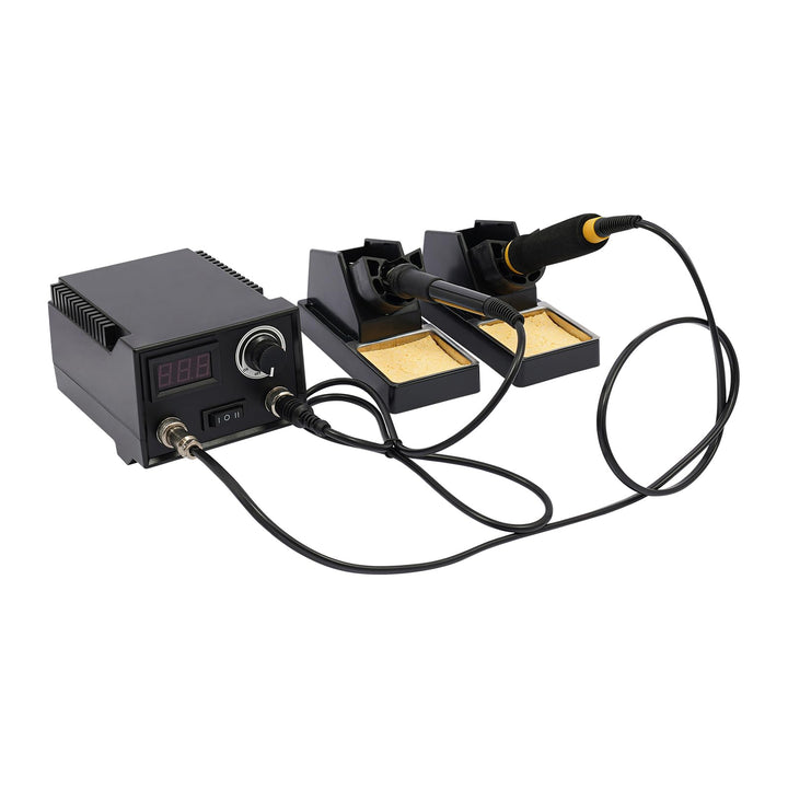 Doppel-Stift-Brenner, 80W, 21 Spitzen, Für Holz & Leder, Schwarz | Repomanda, 80W, 2 Brennstifte, 21