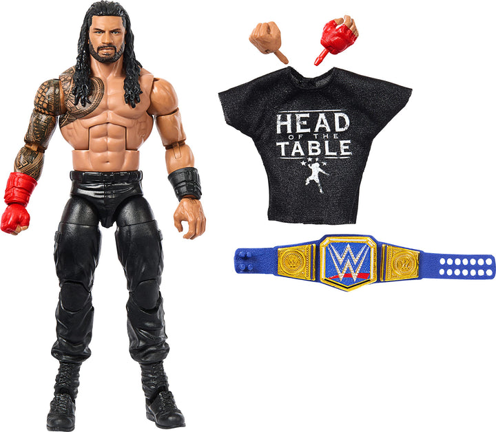 Mattel WWE Roman Reigns Top Picks Elite Collection Actionfigur, Artikulation und lebensechte Details
