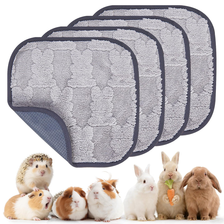 30x30cm Pipipads für Meerschweinchen & Pipi Matte für Kaninchen - Waschbare, saugstarke Unterlage mi