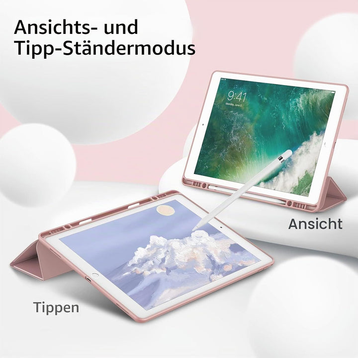 JETech Hülle für iPad Pro 12,9 Zoll (Modell 2015/2017, 1./2. Generation) mit Stifthalter, Dünne Tabl