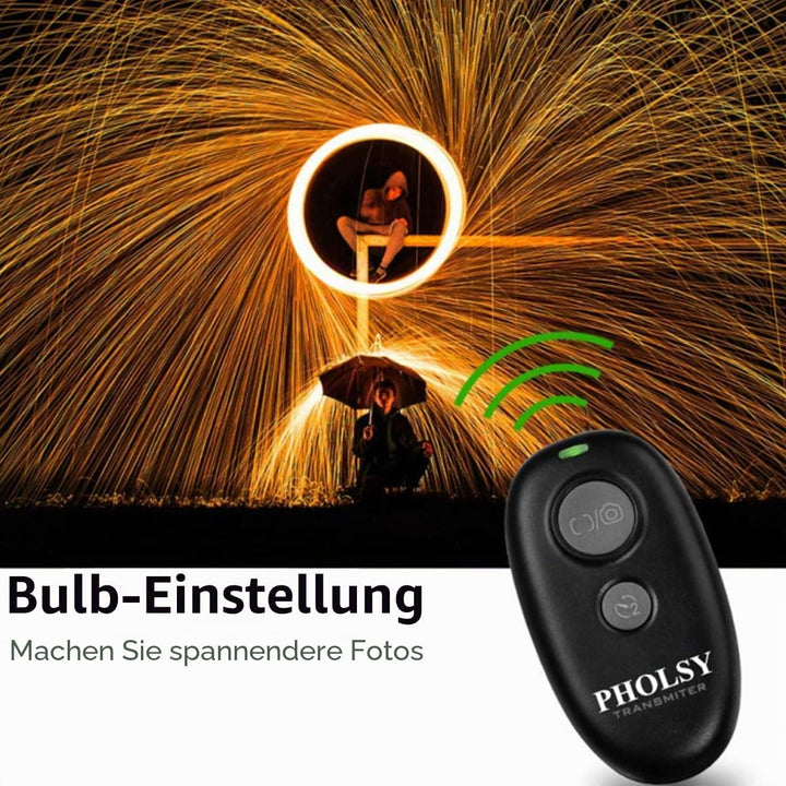 Kamera Fernauslöser Funkauslöser Kompatibel mit Sony Alpha a1 a9 a7M4 a7M3 a7RM2 a7RM3 a6600 a6500 a