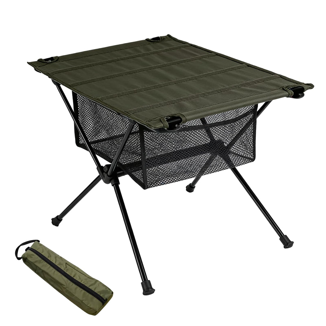 BORDEAG CampingtischS Faltbar,60×40×39CM CampingtischS Klappbar Mit Netztasche,Campingtisch Klapptis