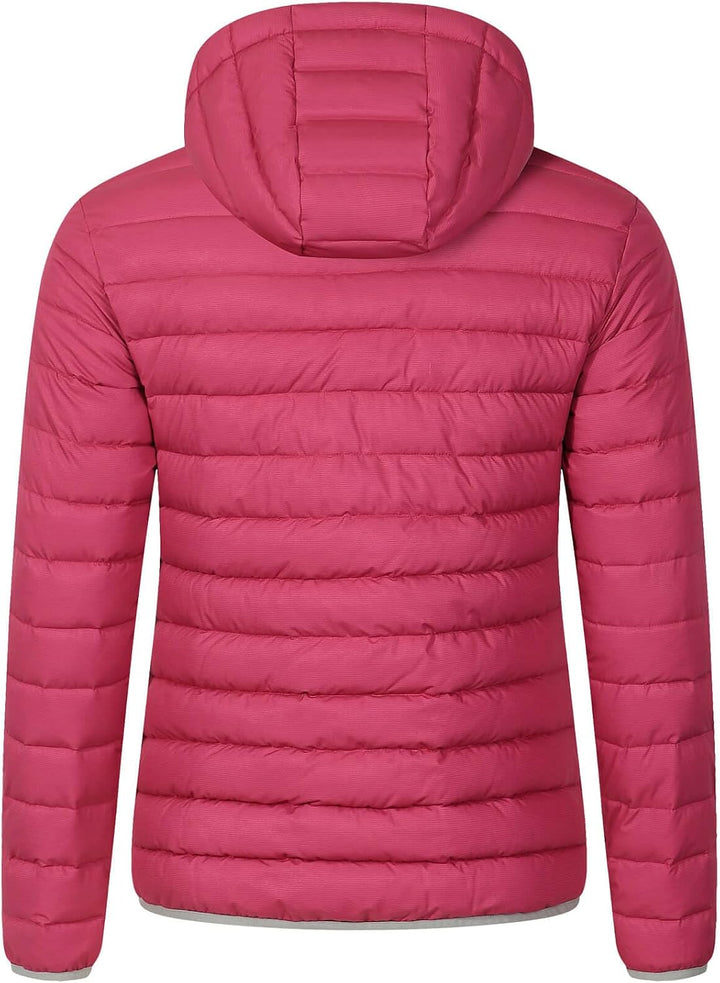 Blue Wave Damen Steppjacke Irina - Jacke gesteppt mit abnehmbarer Kapuze 36 Rosa, 36 Rosa