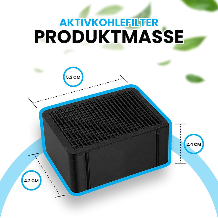2x Aktivkohlefilter kompatibel mit Geberit DuoFresh – Ersatzfilter – Geruchsneutralisation, Geruchsf