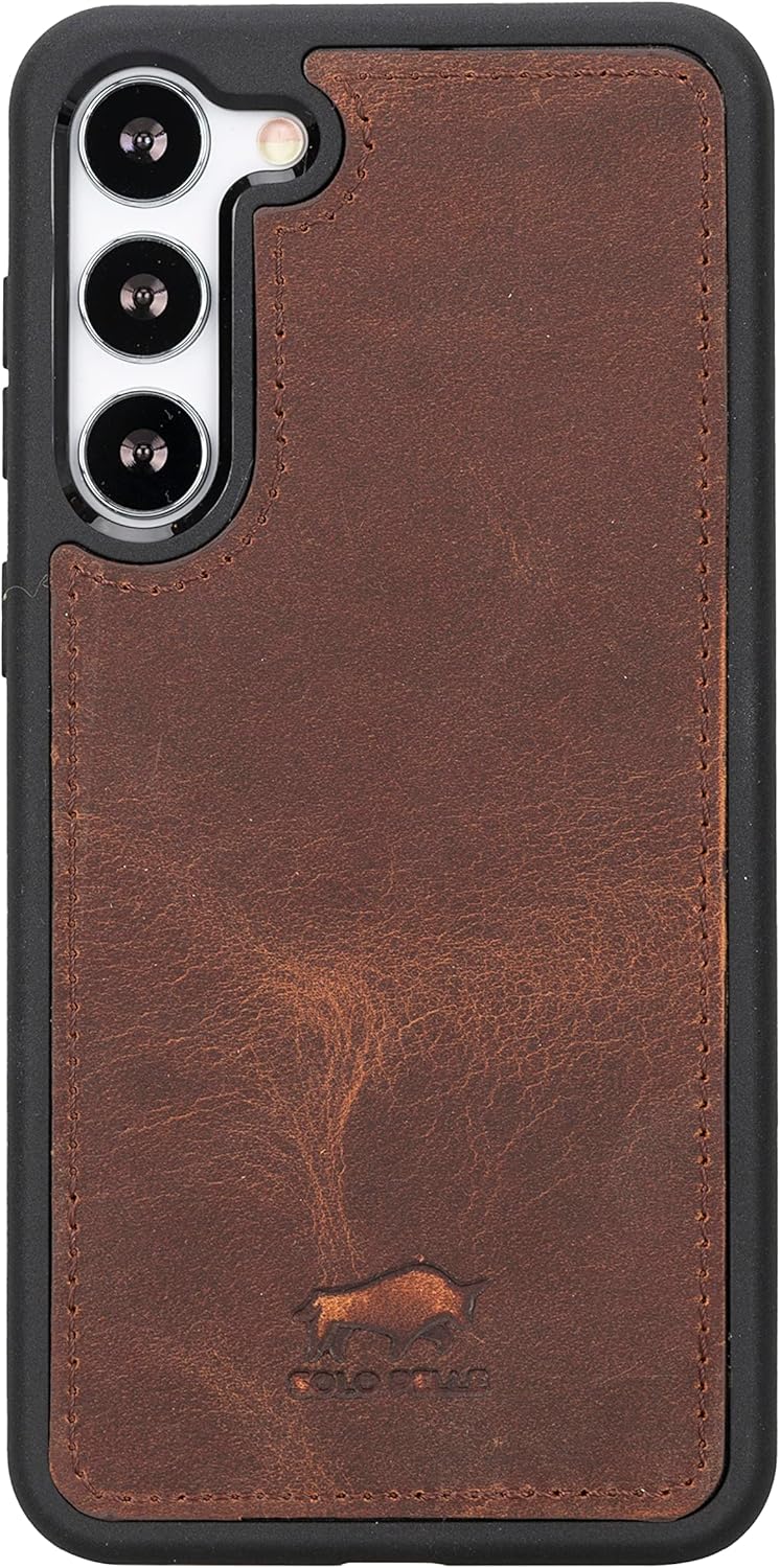 Solo Pelle Lederhülle für das Samsung Galaxy S23+ / S23 Plus Hülle aus echtem Leder, Model: Stanford