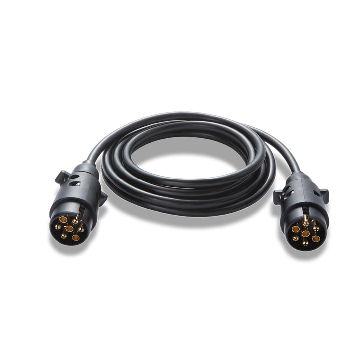 7 polig Anhängerkabel 3,0m, 7-7 polig Anhänger Stecker ISO 1724-12V, Anhänger Verlängerungskabel 7 p