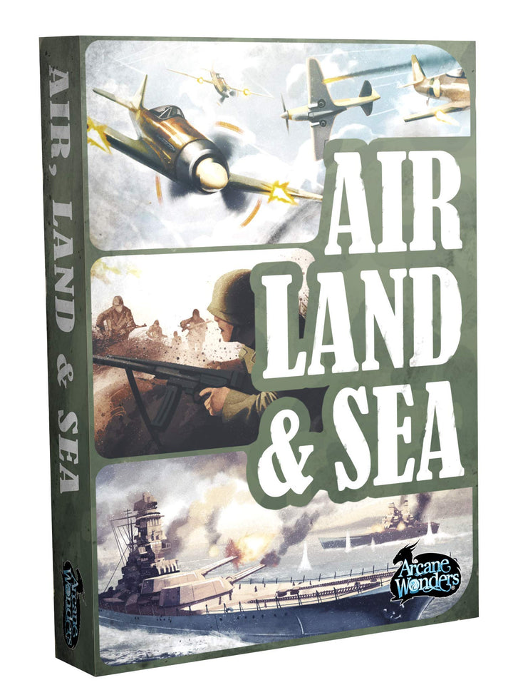 Arcane Wonders , Air Land & Sea: Revised Edition, Card Game, Ages 14+, 2 Players, 20 Minutes Playing