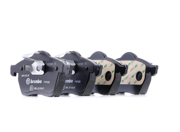 Brembo P 59 022 Bremsbelagsatz, Scheibenbremse - (4-teilig)