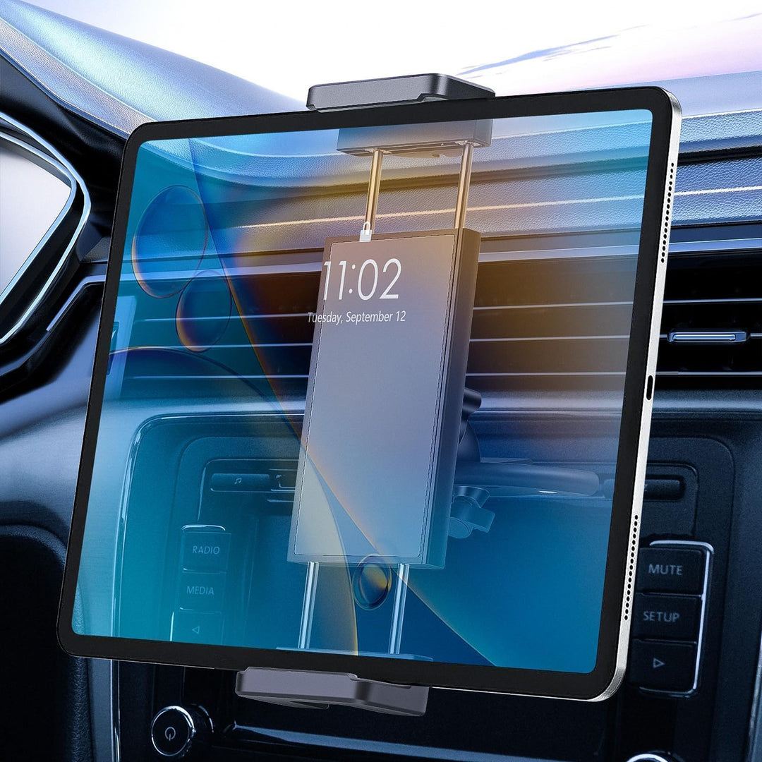EEEKit Tablet Halterung Auto CD Schlitz, 360° Drehbarer Ständer für Tablets & Handy, KFZ Halter für