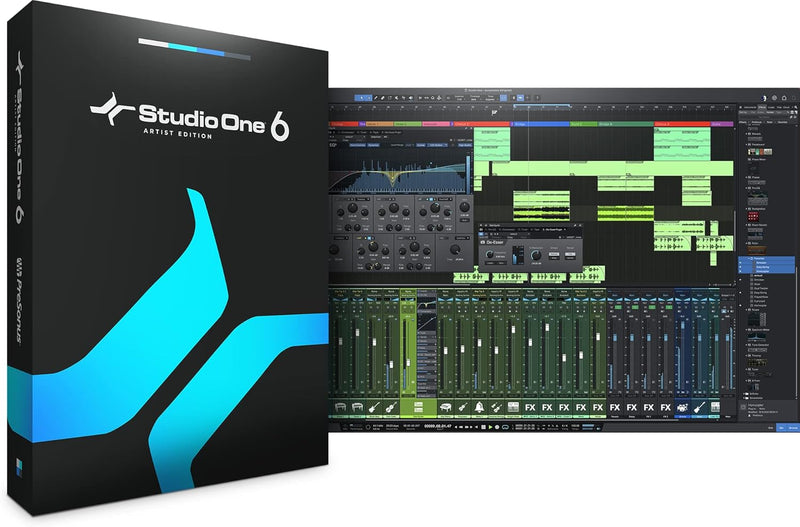 PreSonus Studio 1824c, 18 Eingänge/20 Ausgänge, 192 kHz, USB-C Audio Interface mit Software-Bundle i