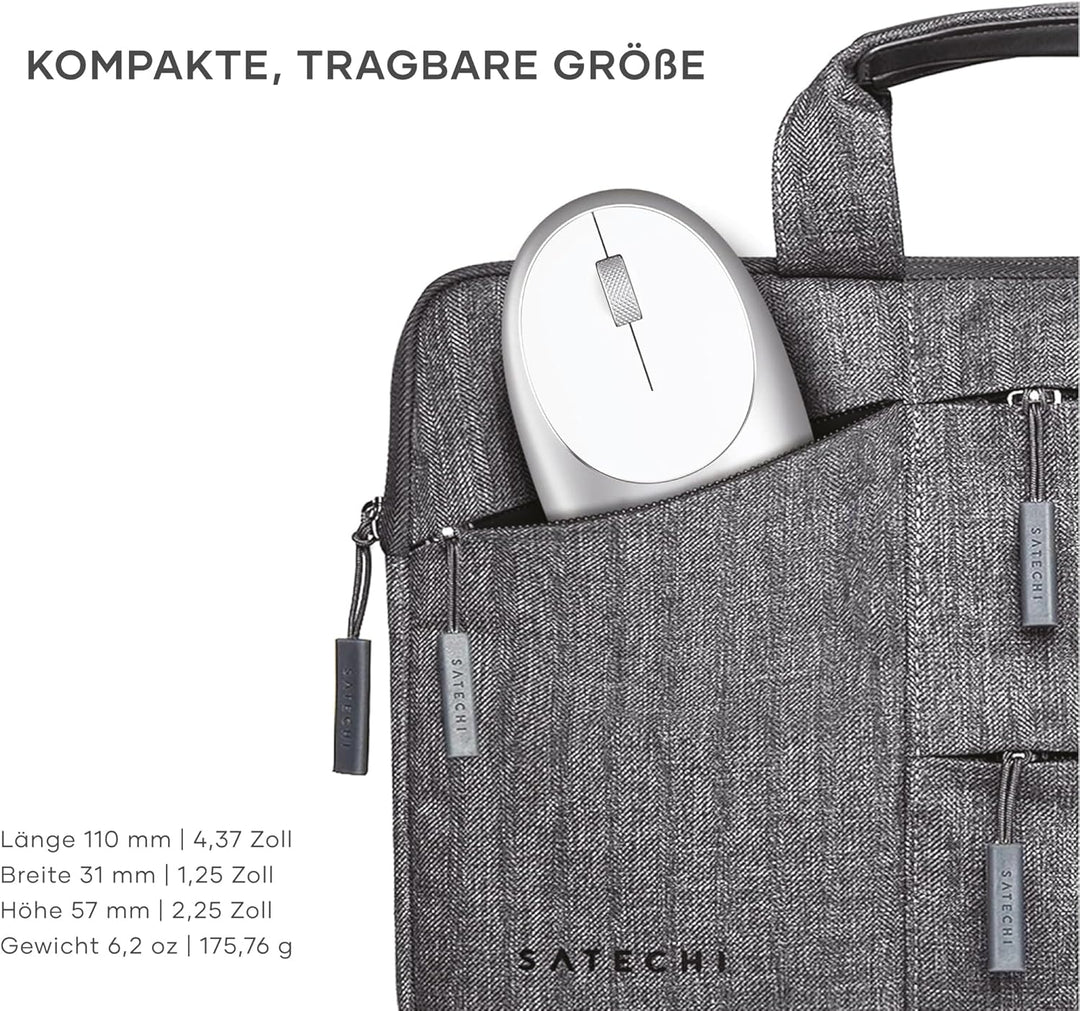 SATECHI M1 Kabellose Bluetooth Computermaus, USB-C wiederaufladbarer Akku, kompakt und tragbar für M