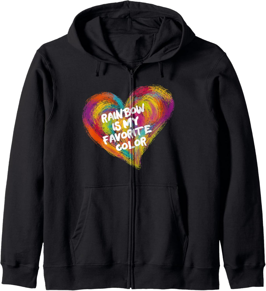 Meine Lieblingsfarbe ist Regenbogen, Regenbogen ist meine Li Kapuzenjacke