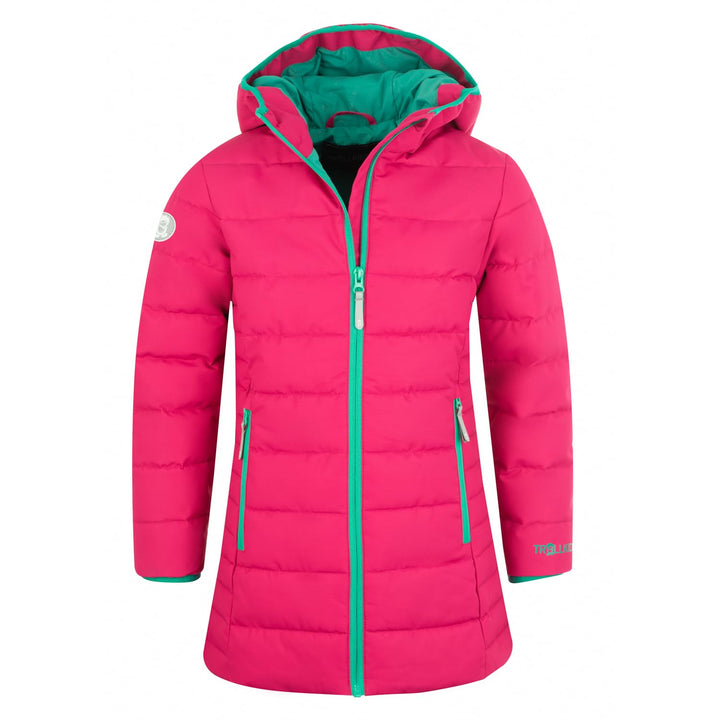 Trollkids Mädchen Wintermantel Winterjacke Stanavanger 104 Pink/Pfauengrün, 104 Pink/Pfauengrün