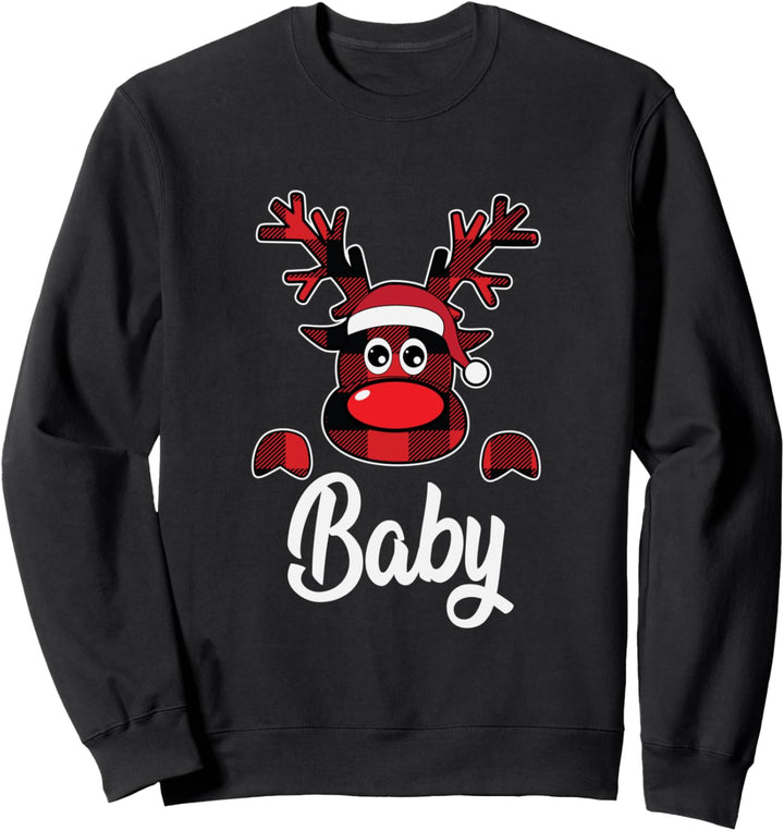 Reindeer Baby Christmas Family Matching Sweatshirt