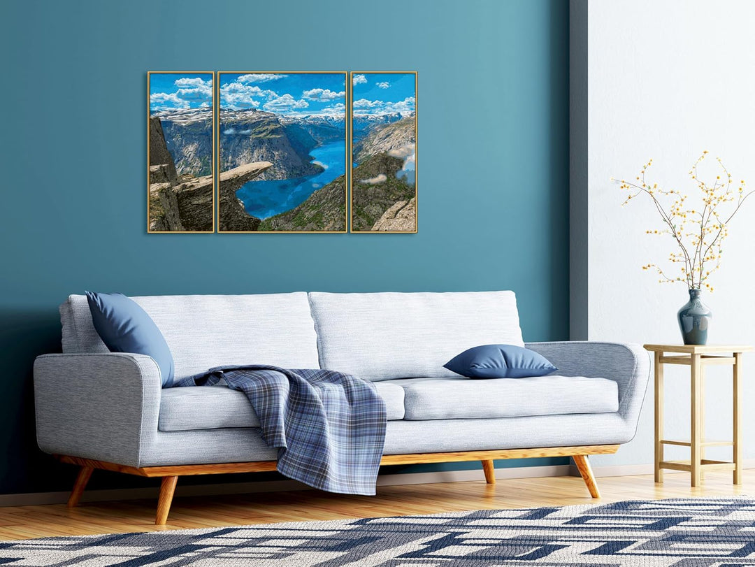 Schipper 609260922 Malen nach Zahlen – Trolltunga in Norwegen - Bilder malen für Erwachsene, inklusi