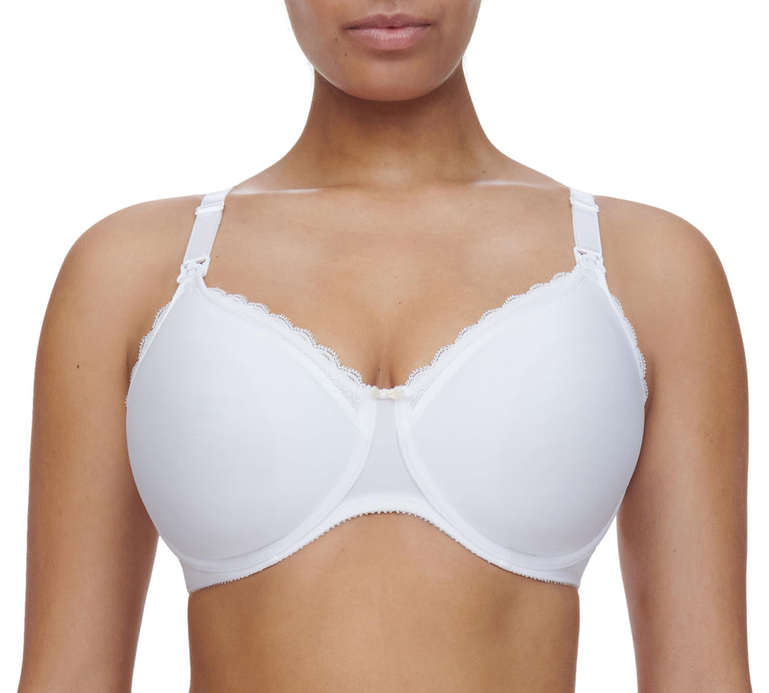 Chantelle, Bedeckender Still-BH , Mutterschaft BH 90F Weiss, 90F Weiss