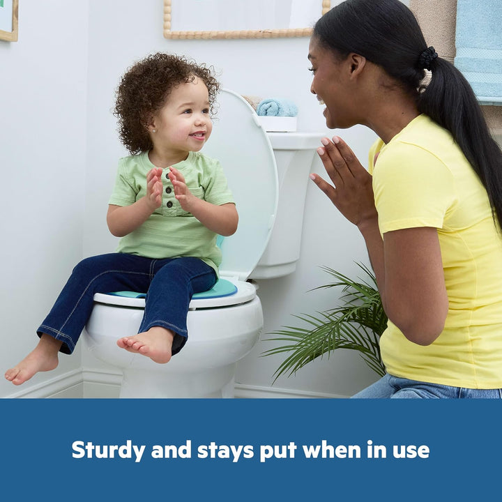 Bright Starts, Disney Baby Stitch Flip & Sit Töpfchensitz, Sicherer Toilettenaufsatz mit Rutschfeste