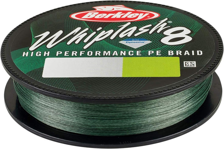 Berkley Whiplash 8 geflochtene Angelschnur – 100 % Dyneema 8-faches Geflecht für Salzwasser- und Süs