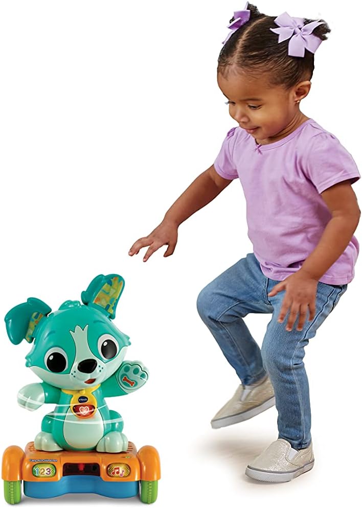 Vtech Baby Fang-Mich-Hündchen – Motorisiertes Hoverboard-Hündchen animiert zur Bewegung – Mit wackel