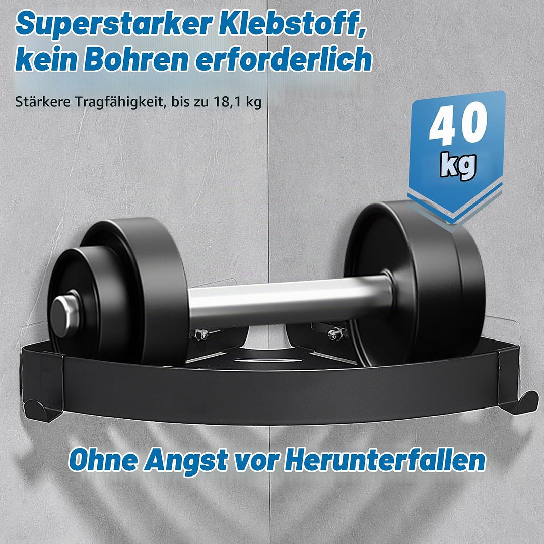 Duschablage ohne Bohren Duschregal Edelstahl Duschkorb Eckregal Ecke Badregal Bad Organizer Badezimm