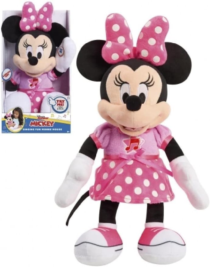 Disney Minnie MCN21 Plüschtier mit Musik und Sound, 30 cm, Spielzeug für Kinder ab 3 Jahren, MCN21