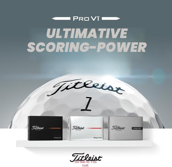 Titleist Pro V1 Niedrige Zahlen Weiss - STD Play Nummer 1-4, Niedrige Zahlen Weiss - STD Play Nummer