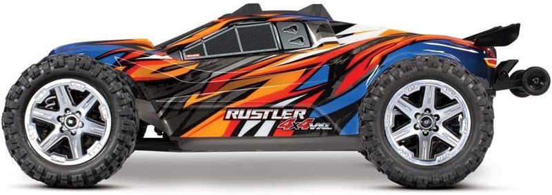 TRAXXAS RUSTLER 4X4 VXL ORANGE RTR OHNE AKKU/LADER 1/10 4WD Stadium Truck BRUSHLESS