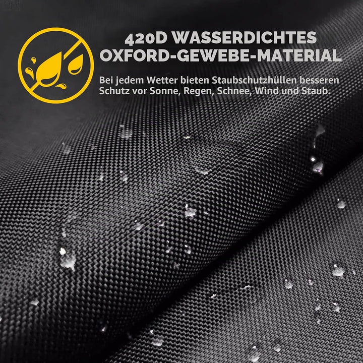 Feuerplatte Abdeckung, Wasserdicht Anti-UV 420D Grillplatte Schutzhülle, Rund Wasserbeständigkeit Ab