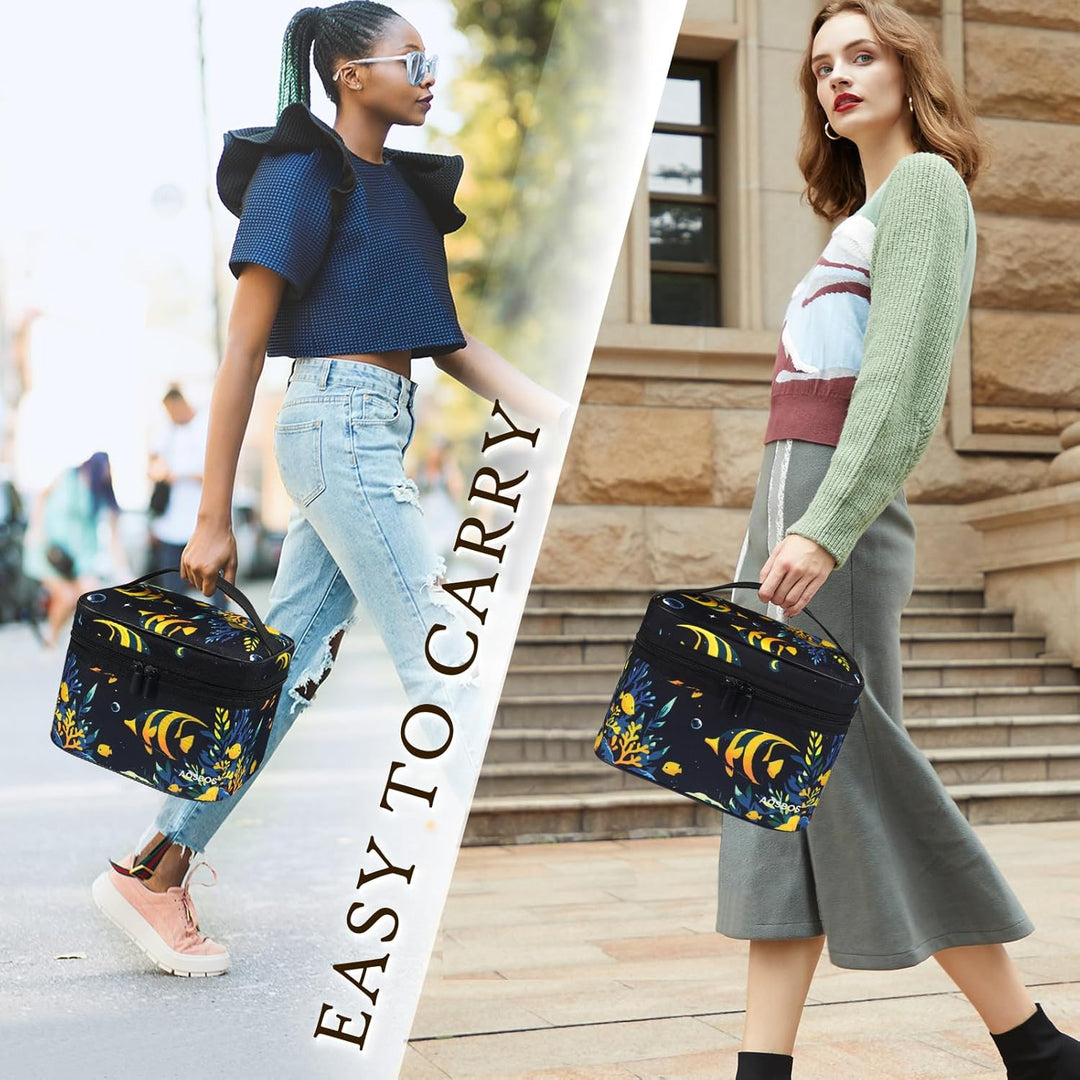 Kühltasche Klein Leicht Lunch Tasche Isoliertasche zur Arbeit Schule Faltbar Wasserdicht Lunchbag Re