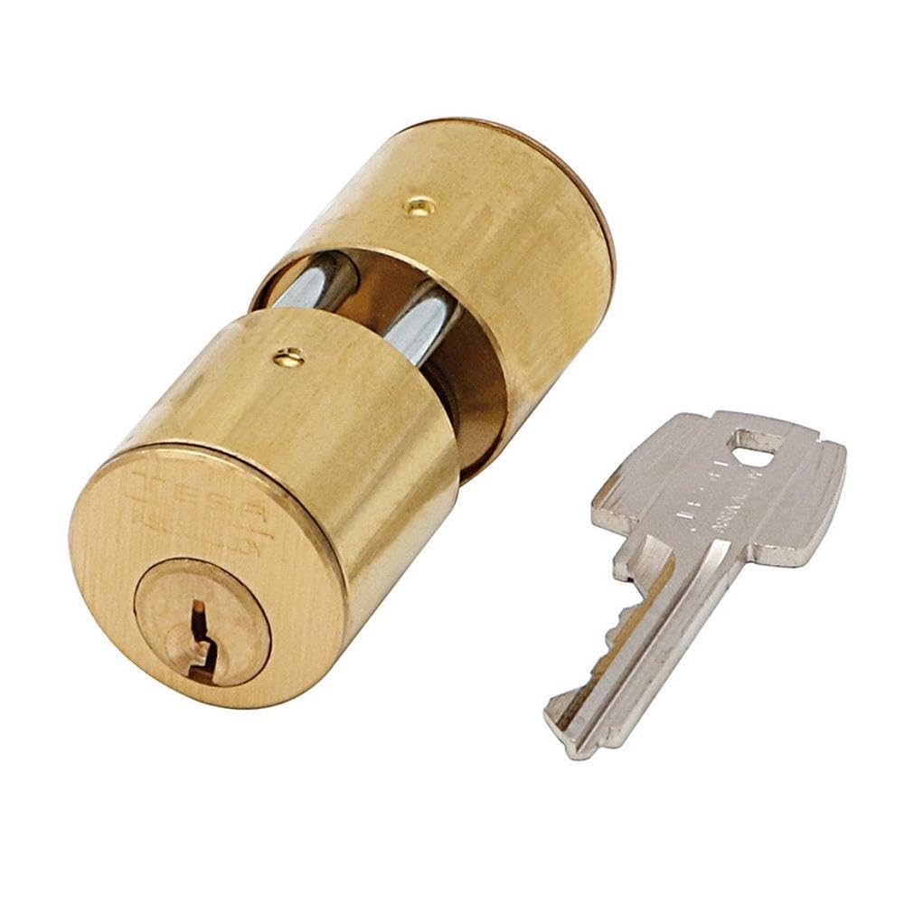 tesa 3010119 - Rundzylinder 5000/26x26/28 latonado, Ottone, 26 x 26 mm