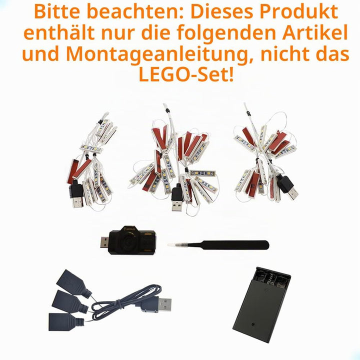 GEAMENT LED Licht-Set Kompatibel mit Lego Titanic - Beleuchtungsset für Creator 10294 Baumodell (Leg