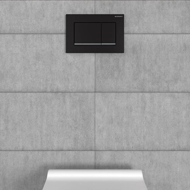 geberit-bouton Schieber 115,883. KK. 1 sigma30 Doppel Jagd weiss/gold/weiss