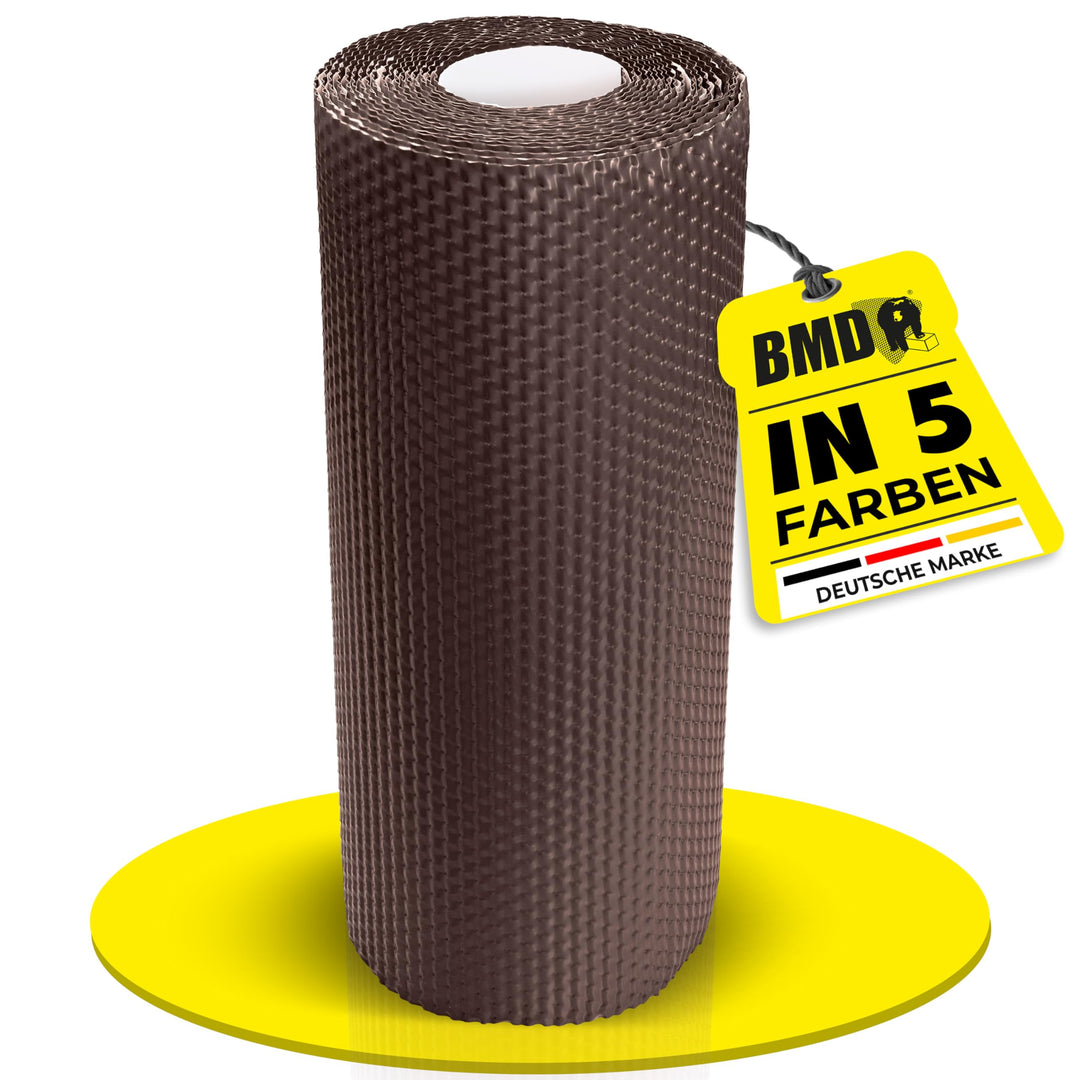 BMD 3D Kaminanschlussband Wandanschlussband 300 mm x 5 m (braun RAL 8017) Kaminanschluss Wandanschlu