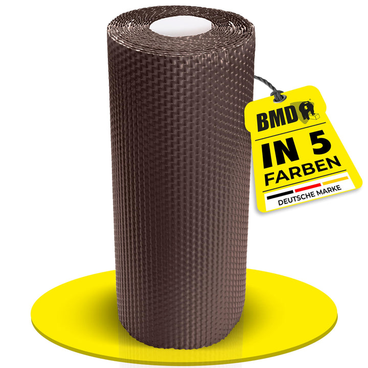 BMD 3D Kaminanschlussband Wandanschlussband 300 mm x 5 m (braun RAL 8017) Kaminanschluss Wandanschlu