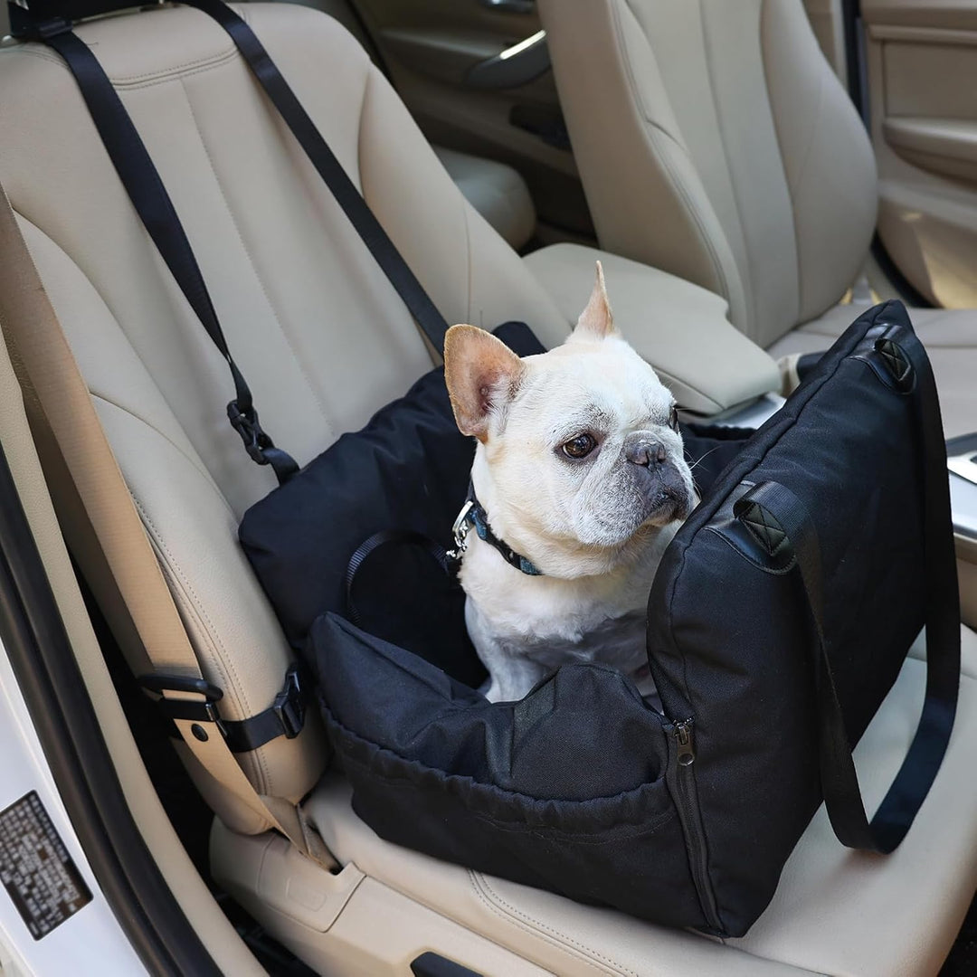 Hundesitz Auto, Abnehmbarer Airbag Design Schwarz Waschbar Hunde Autositz Gepolsterter, Vordersitz R