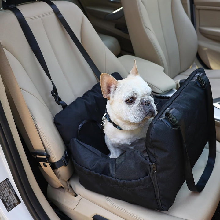 Hundesitz Auto, Abnehmbarer Airbag Design Schwarz Waschbar Hunde Autositz Gepolsterter, Vordersitz R