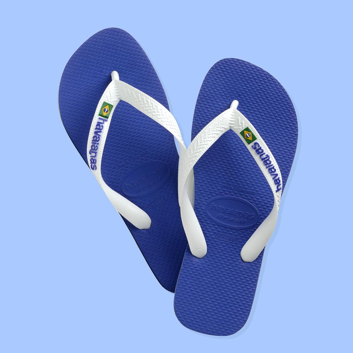 Havaianas - Brasil Logo, ikonische, bequeme und langlebige Badelatschen mit Brasilien- Flagge und ru
