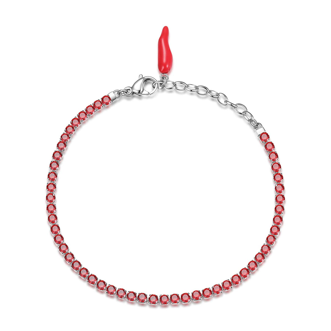 Brosway Armband Desideri Fortuna Damen | Kollektion Desideri, 185mm, Edelstahl, Zirkonia