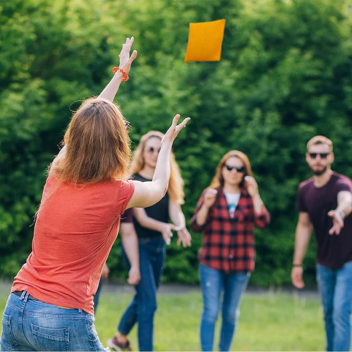 15 Stück Cornhole Werfen Bohnensäcke Set Bunt kreativeKraft Cornhole Säckchen Bean Bags wurfspiele b