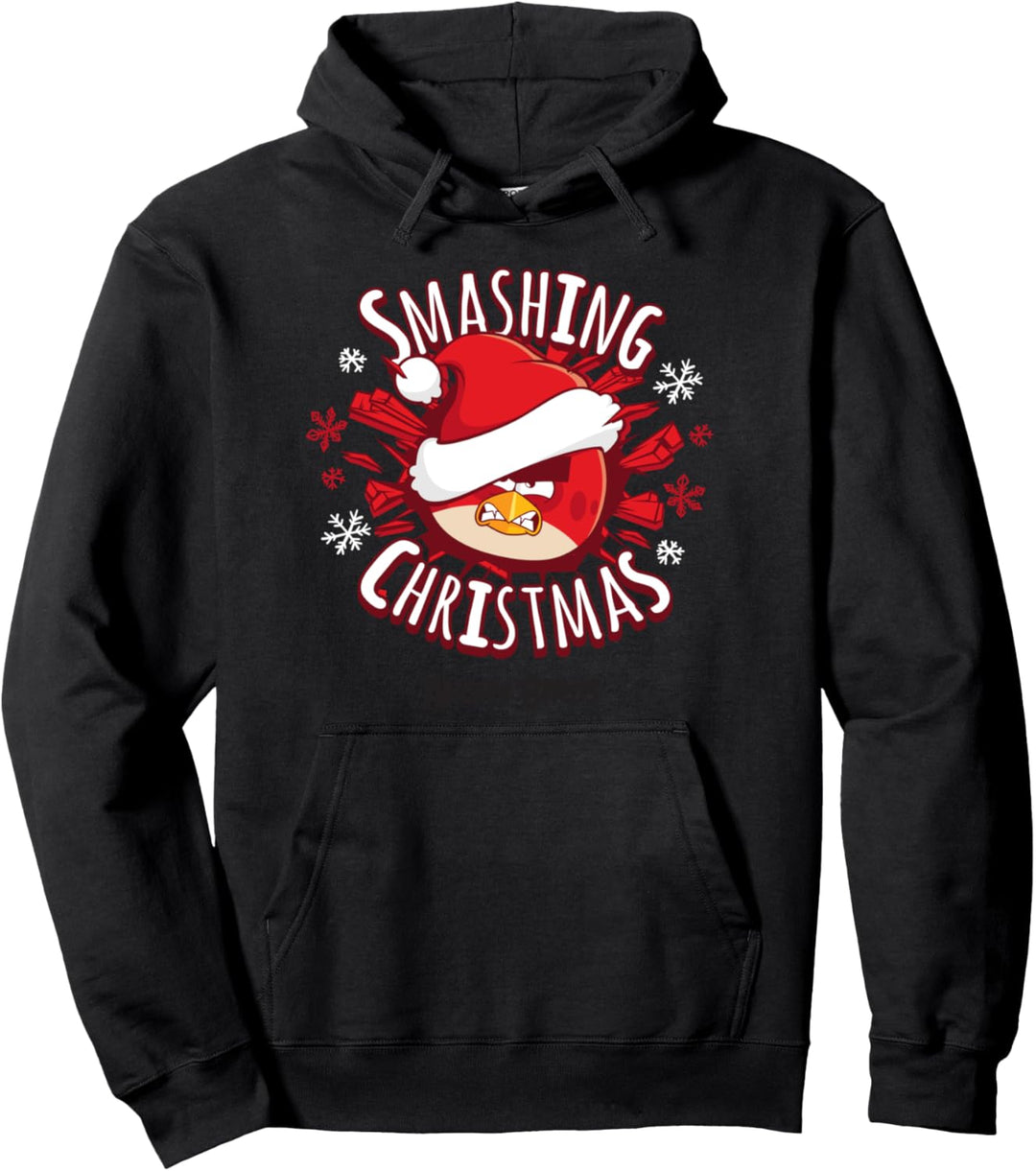 Angry Birds Smashing Christmas Offizielles Merchandise Pullover Hoodie