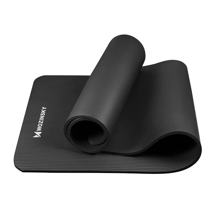 WOZINSKY Fitness-Yogamatte, Fitnessmatte, Gymnastikmatte, Pilates-Trainingsmatte, Sportmatte mit Tra