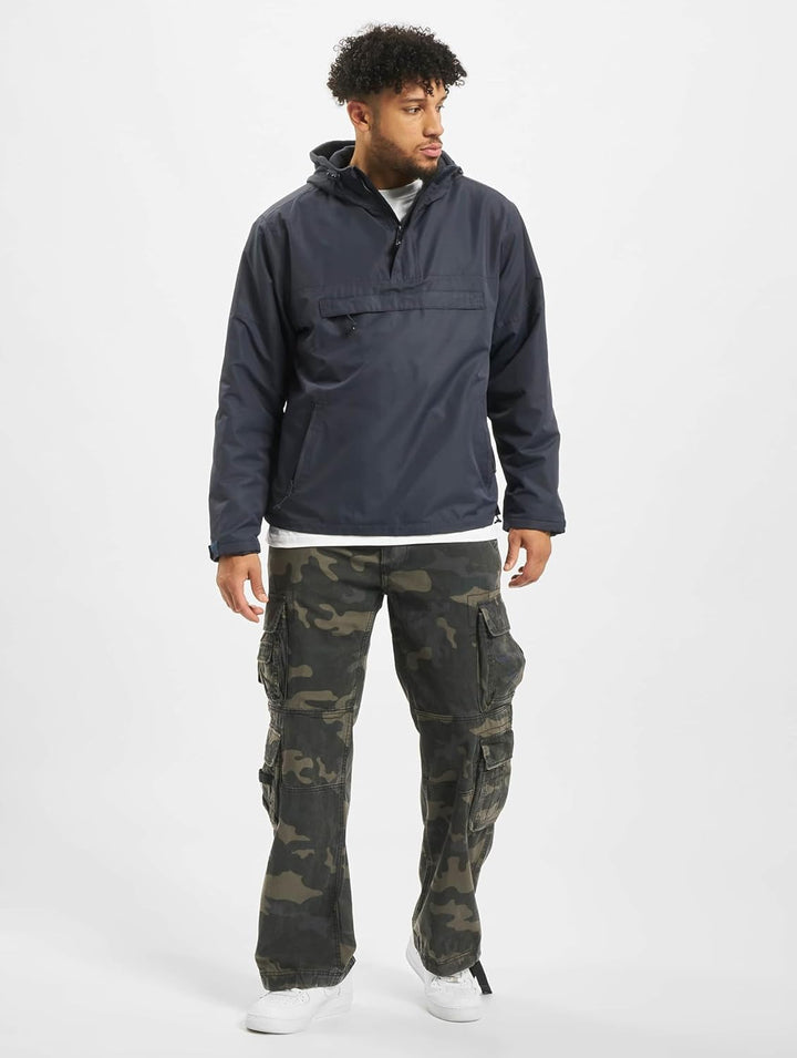Brandit Herren Windbreaker Jacke M Blau (Navy 8), M Blau (Navy 8)