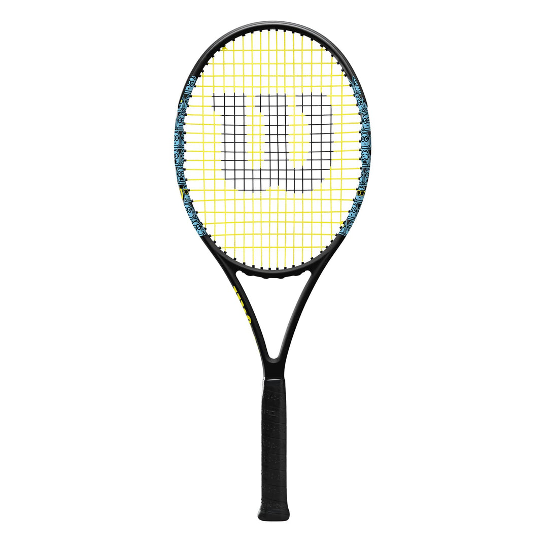 Wilson Tennisschläger Minions 103, Carbonglasfaser, Kopflastige Balance, 285 g, 69,2 cm Länge Griffs