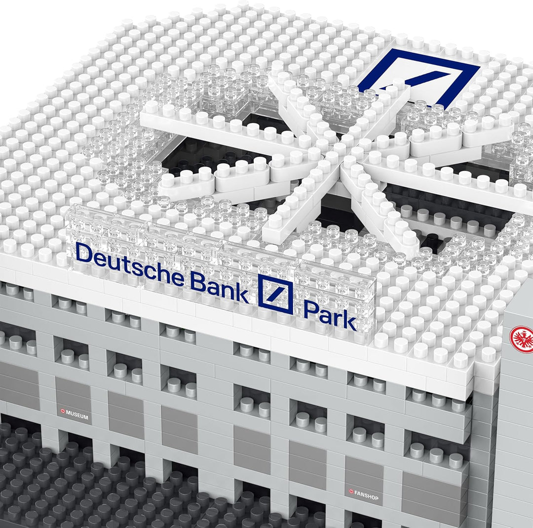 FOCO Offizielles Lizenzprodukt Eintracht Frankfurt Deutsche Bank Park Waldstadion BRXLZ-Steine 3D-Mi