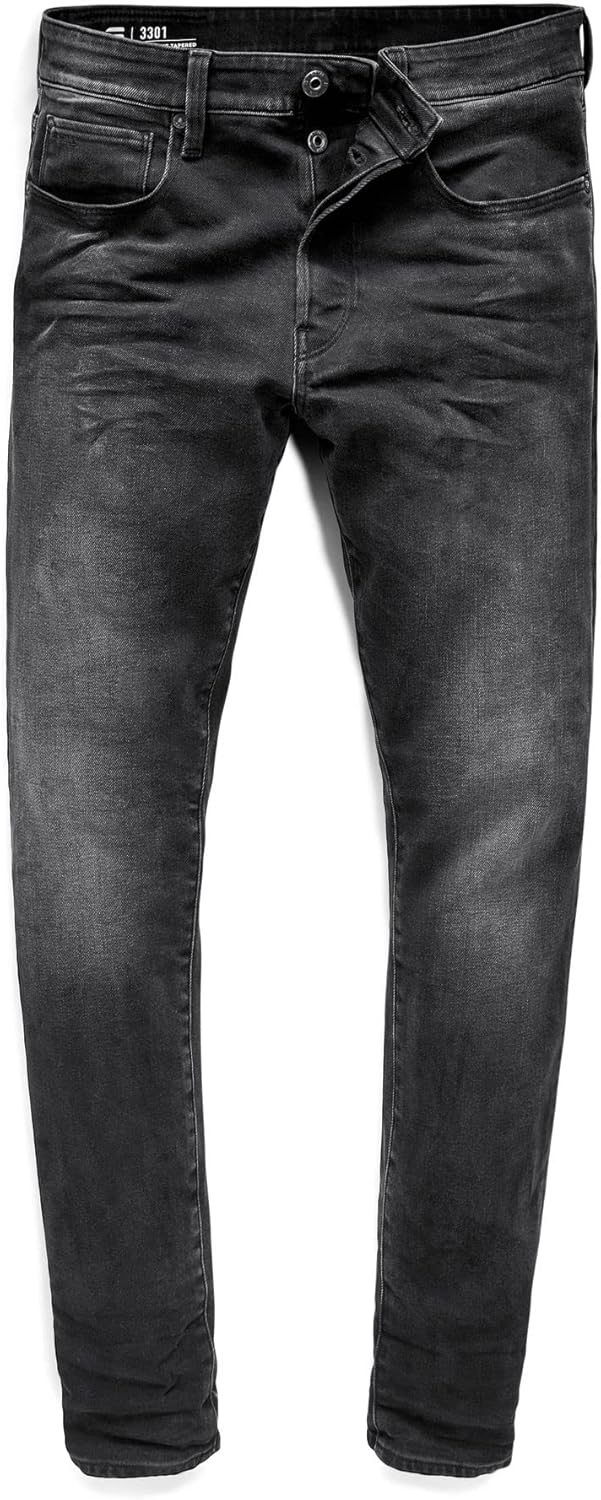G-star Herren Jeans Carotte 24W / 28L Schwarz (Faded Charcoal 51003-b455-a797), 24W / 28L Schwarz (F