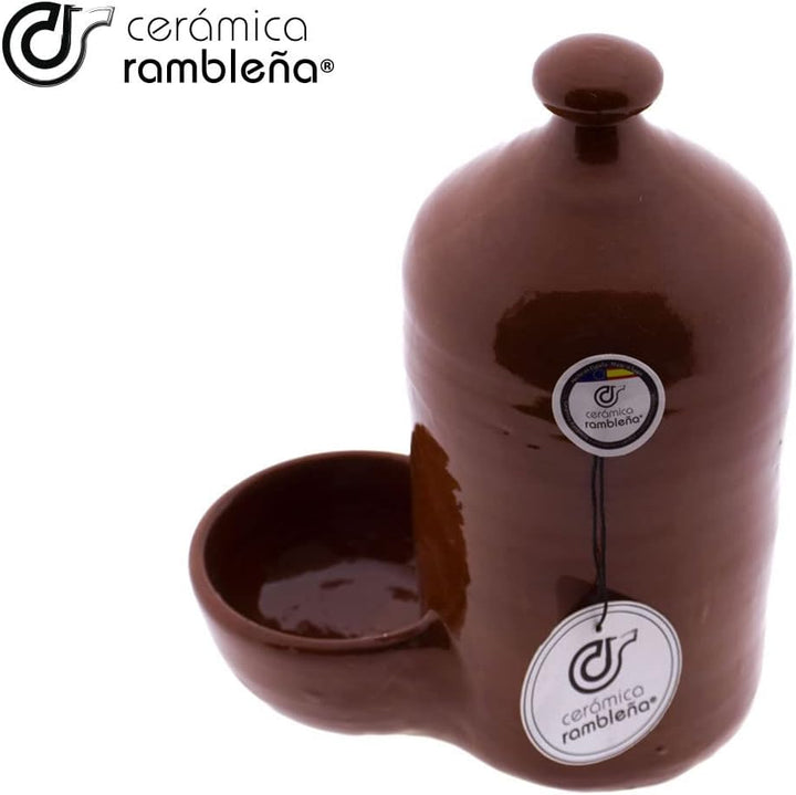 CERÁMICA RAMBLEÑA | Hundetränke | Katzentränke | Hühnertränke aus rotem Ton aus La Rambla (Córdoba)