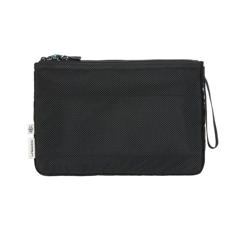 LÄSSIG Baby Windeltasche mit Wickelunterlage für unterwegs/Casual Changing Organizer black Schwarz,