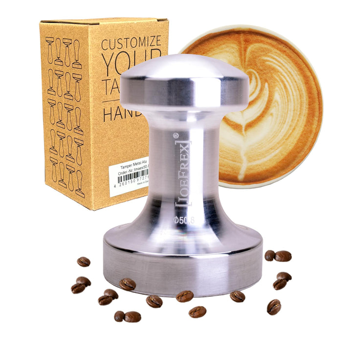 [JOEFREX] Tamper 51mm für Delonghi Dedica EC685 & EC680 geeignet - Metall - passend für 51mm Delongh