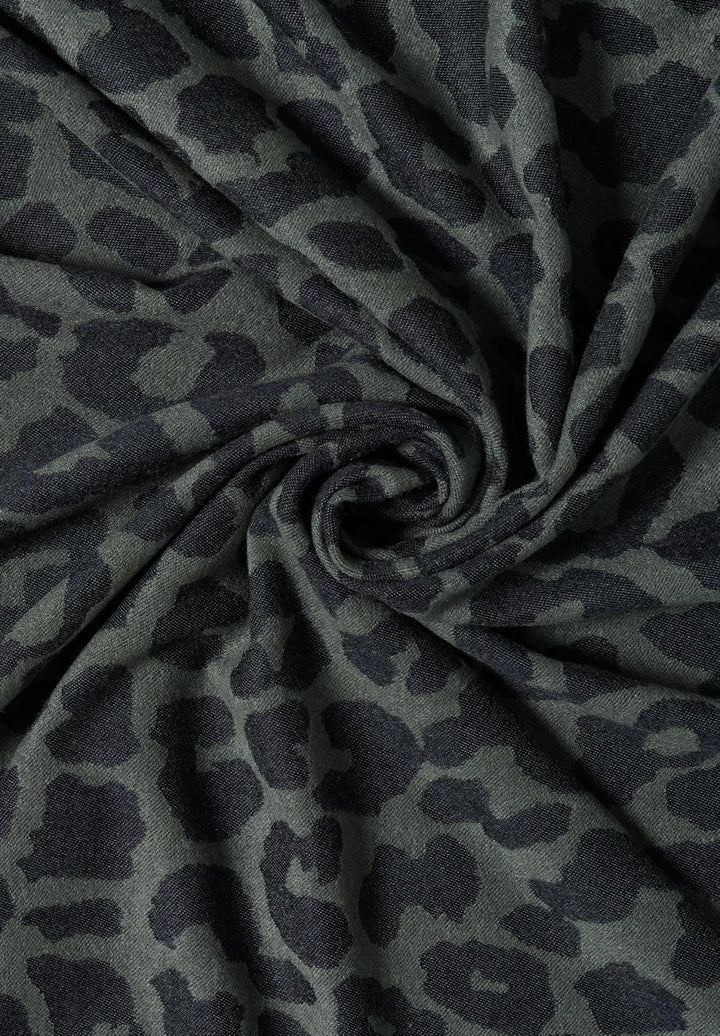 Cecil Cape mit Leo-Muster dried olive green A